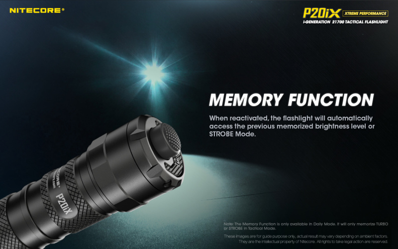 {MPower} Nitecore P20iX USB 充電 4000 流明 LED Flashlight 電筒 - 原裝行貨