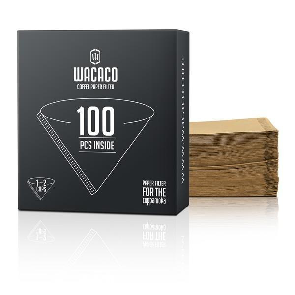 100 PAPER FILTERS for Wacaco CUPPAMOKA COFFEE Make