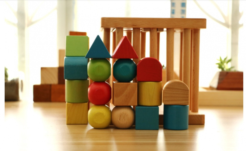 Arpakasso 25件兒童嬰兒積木玩具蒙氏形狀配對彩色嬰兒早教積木盒子0-1-2-3周歲寶寶玩具益智女孩JM-XZPD