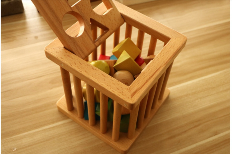 Arpakasso 25件兒童嬰兒積木玩具蒙氏形狀配對彩色嬰兒早教積木盒子0-1-2-3周歲寶寶玩具益智女孩JM-XZPD