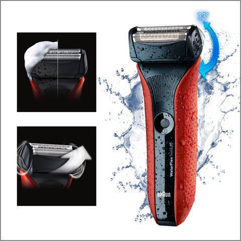 百靈 BRAUN WF2s WaterFlex 水感電鬚刨 (紅色) 百靈 BRAUN WF2s WaterFlex 水感電鬚刨 (紅色)