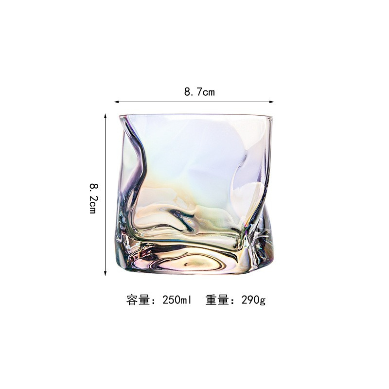 威士忌扭紋玻璃杯