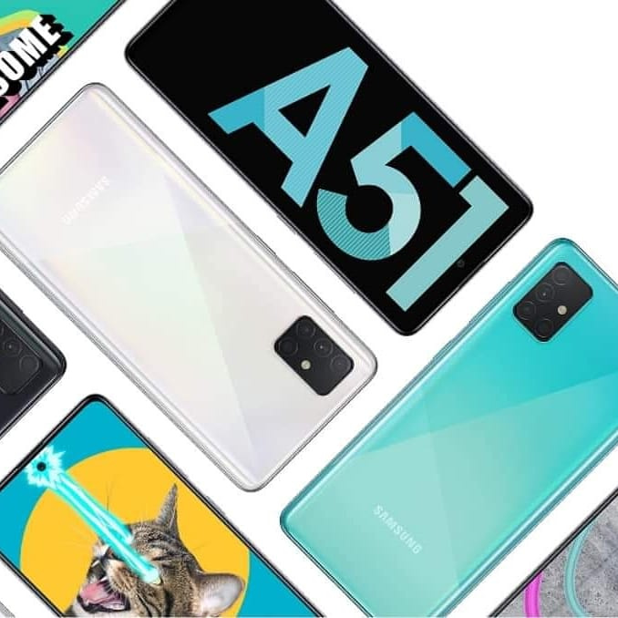 全新全套~ 三星Galaxy A51 香港行貨128gb三卡糟一年保養 $1399🎉