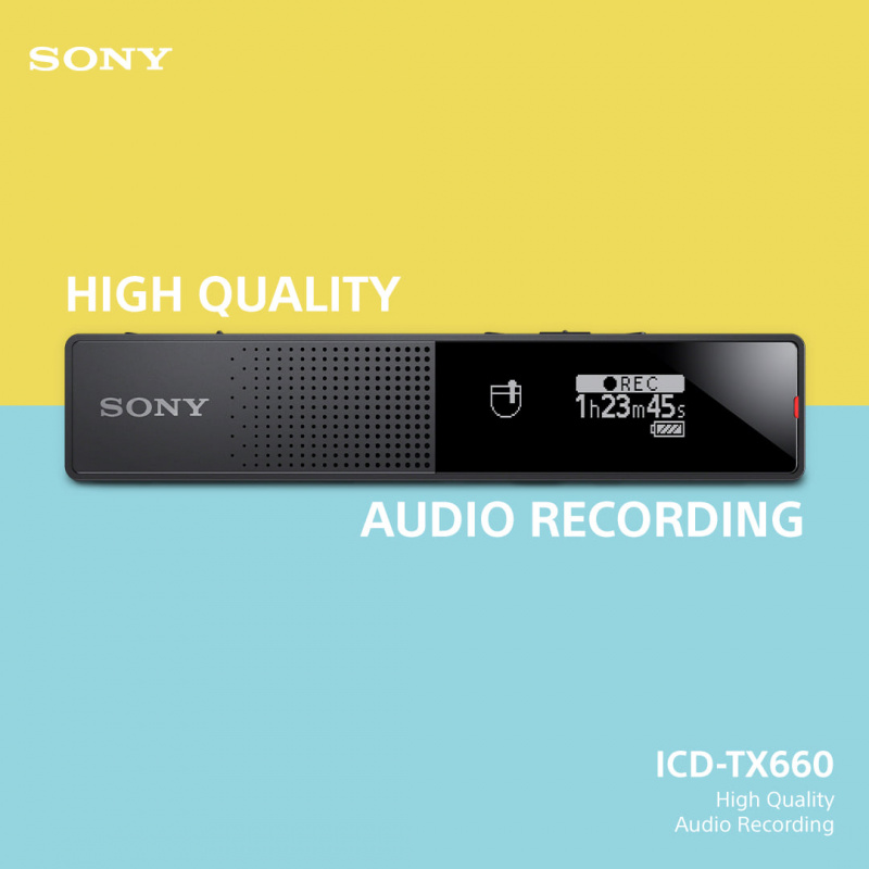 (香港行貨) Sony ICD-TX660 多功能時尚專業錄音筆
