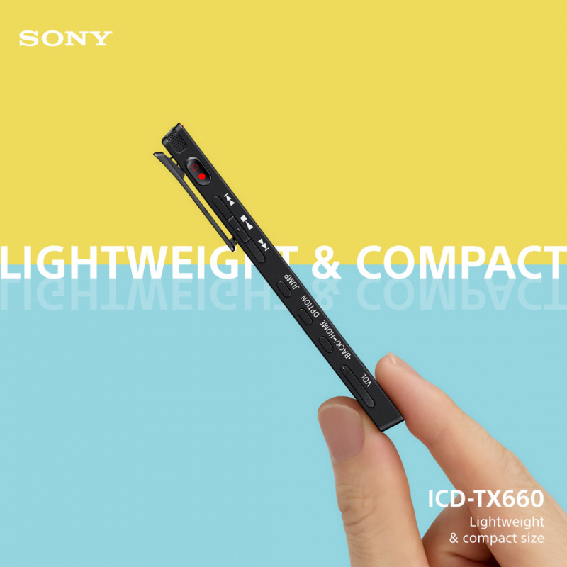 (香港行貨) Sony ICD-TX660 多功能時尚專業錄音筆