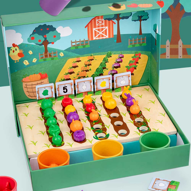 水果蔬菜農場拼砌Vegetable Farm Toy 幼稚園教具
