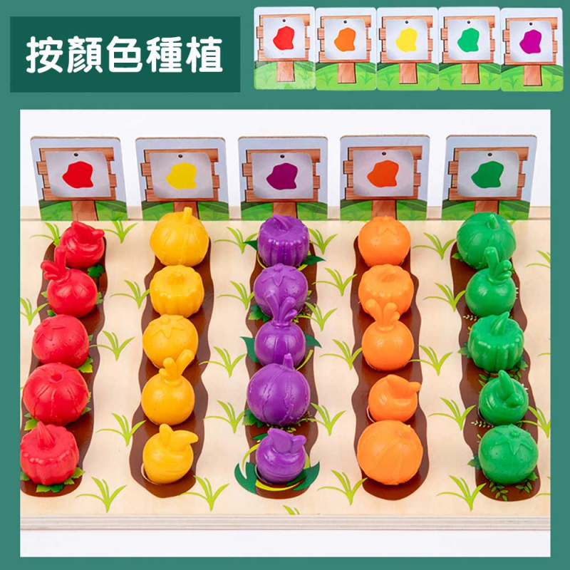水果蔬菜農場拼砌Vegetable Farm Toy 幼稚園教具