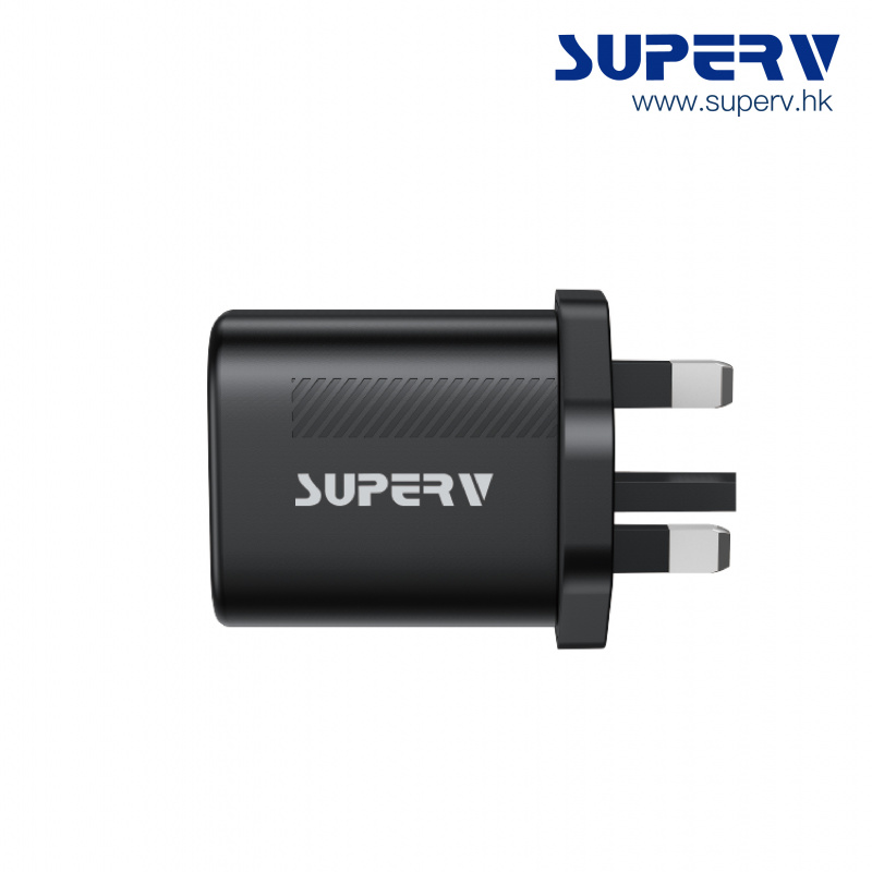Superv G82 USB QC3.0+Type-C PD20W雙輸出快充/iphone PD 快充/USB快充火牛