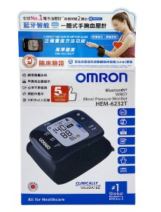 OMRON HEM-6232T 藍牙手腕式血壓計 香港行貨🖐🏻年保養👍🏻🎉