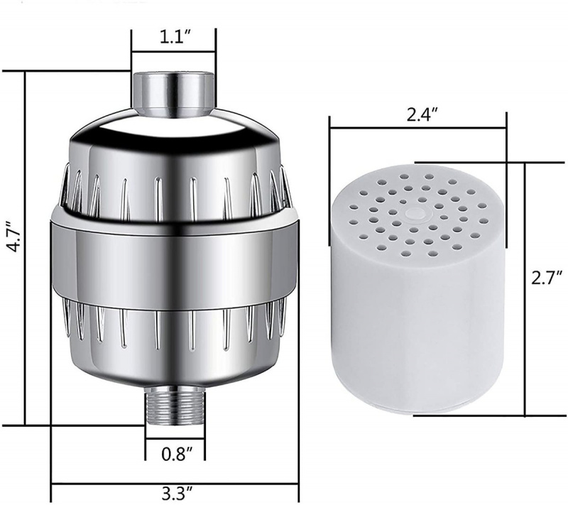 Elife家用浴室15級過濾沐浴淨水器/附送一個過濾器濾芯