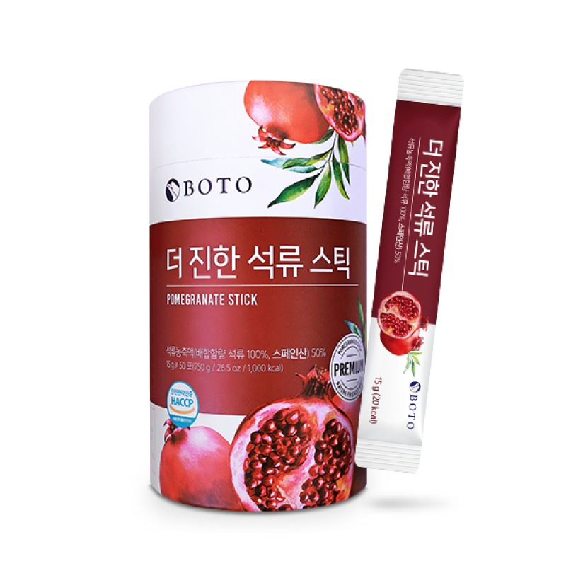 韓國 BOTO濃縮紅石榴汁隨身包 (15g x 50包)