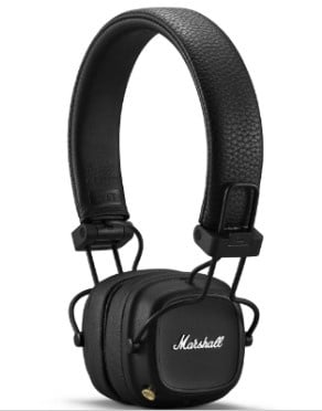 Marshall Major IV 頭戴式藍牙耳機 (黑色) 香港行貨