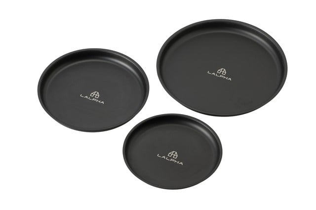LALPHA TW-021BK 不銹鋼餐盤套裝 (3個裝)
