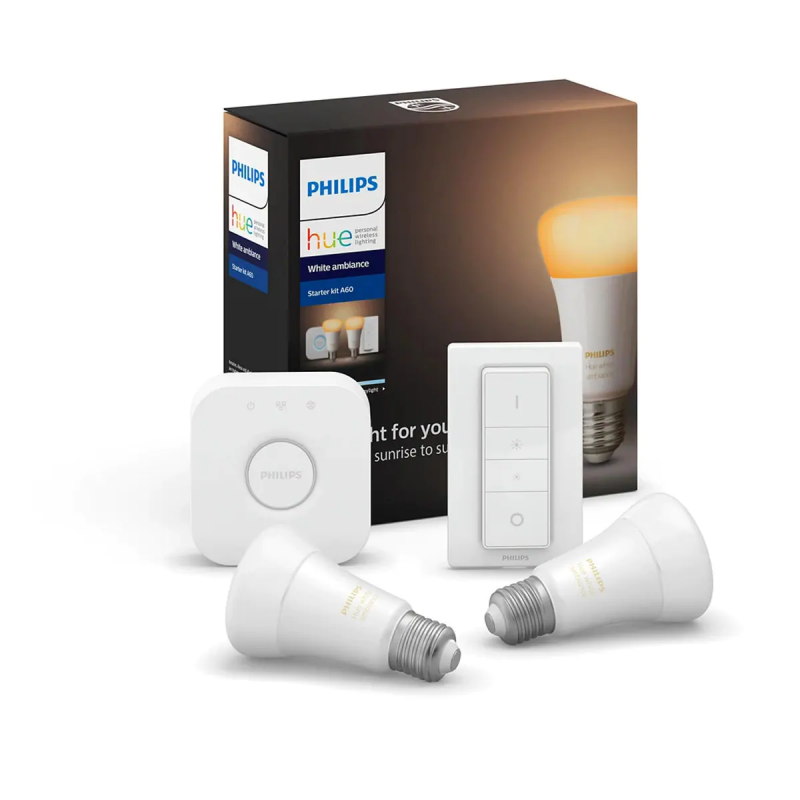 PHILIPS 飛利浦 HUE White Ambiance Bluetooth Bulb Starter Kit [E27 / A60]