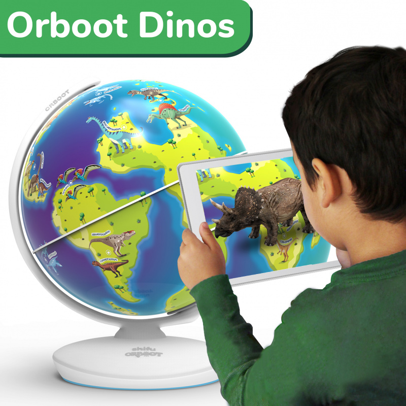 Orboot Dinos AR地球儀 - 進入恐龍世界