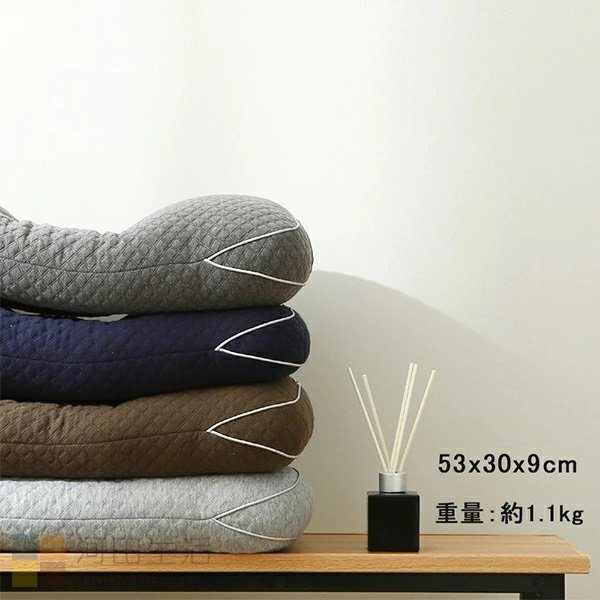 日本 3D高さ自在枕 創新PE填充頸枕 [灰色]