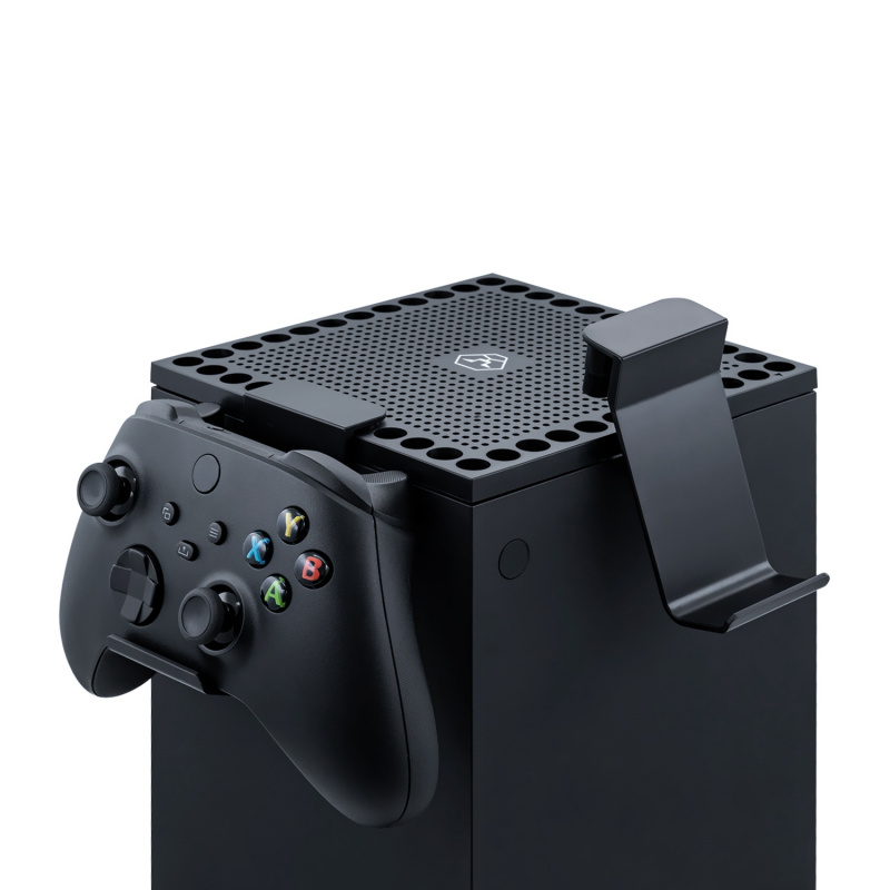 Xbox Series X遊戲主機多功能散熱防塵網耳機控制器手制收納掛架 （不兼容 Xbox Series S/Xbox One/Xbox One S/Xbox One X）