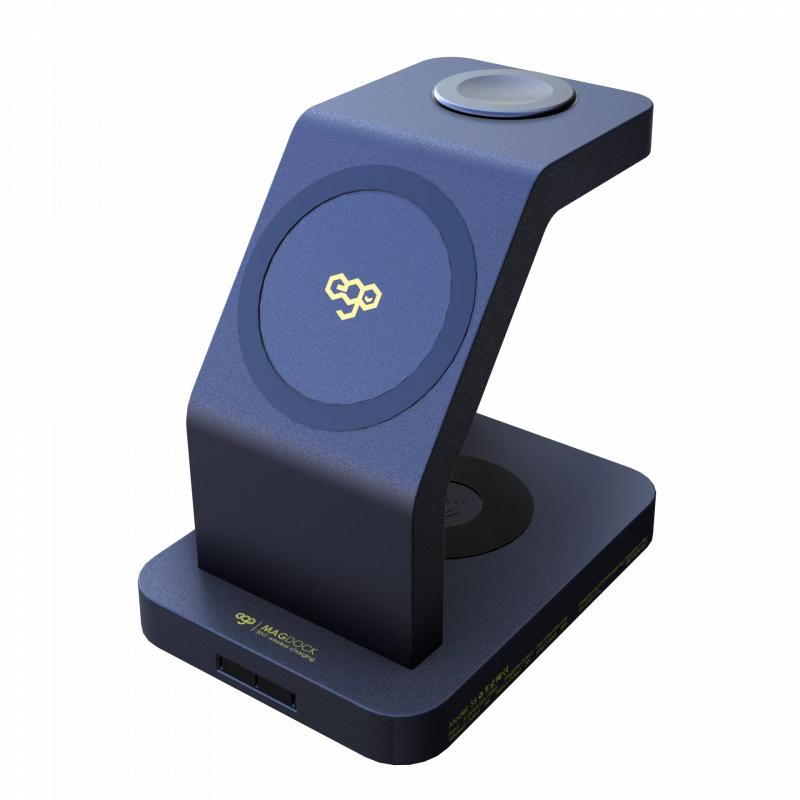 【免運】EGO MagDock 三合一 磁力無線充電座