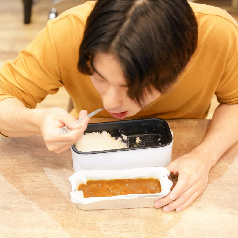 日本Thanko 進化版雙層煮食盒(2023版)