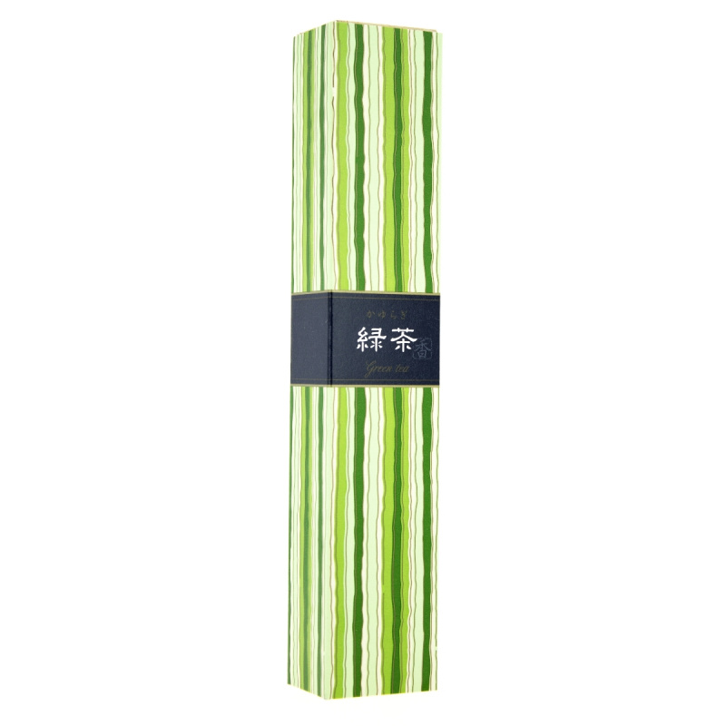 日本 日本香堂 香織頻率 日本製 綠茶 線香 40本 (538)【市集世界 - 日本市集】