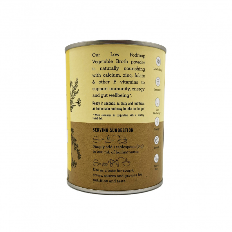 NUTRA ORGANICS 澳洲有機營養低FODMAP素菜濃湯粉 ( 薑黃素 )125克