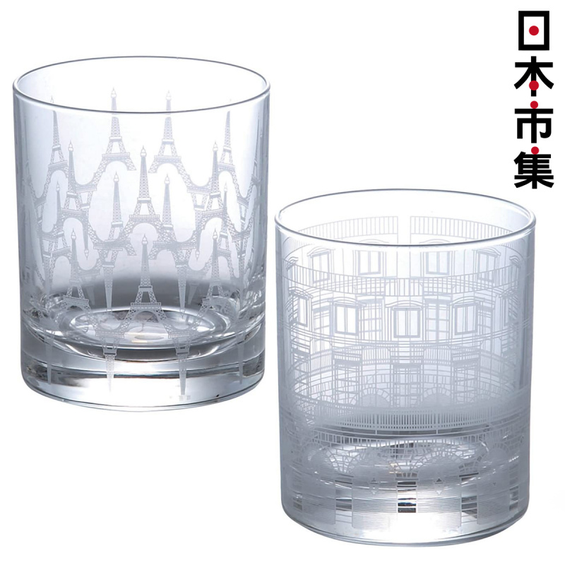 日版Fauchon Paris 鐡塔大宅 日本製 對裝玻璃杯 禮盒 禮盒套裝 (586)【市集世界 - 日本市集】