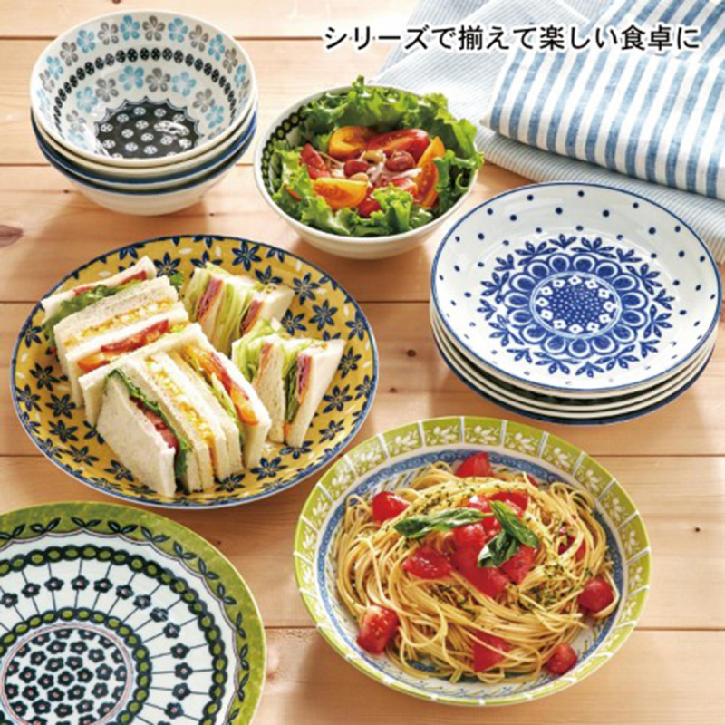 日本Table Talk Presents 波蘭風格 日本製 5件瓷小餐碗 禮盒套裝 (986)【市集世界 - 日本市集】