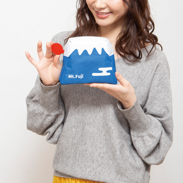 日本直送 可愛富士山小袋