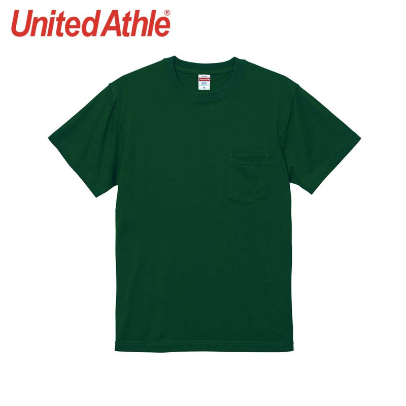 United Athle 5006-01 5.6oz 全棉口袋T恤