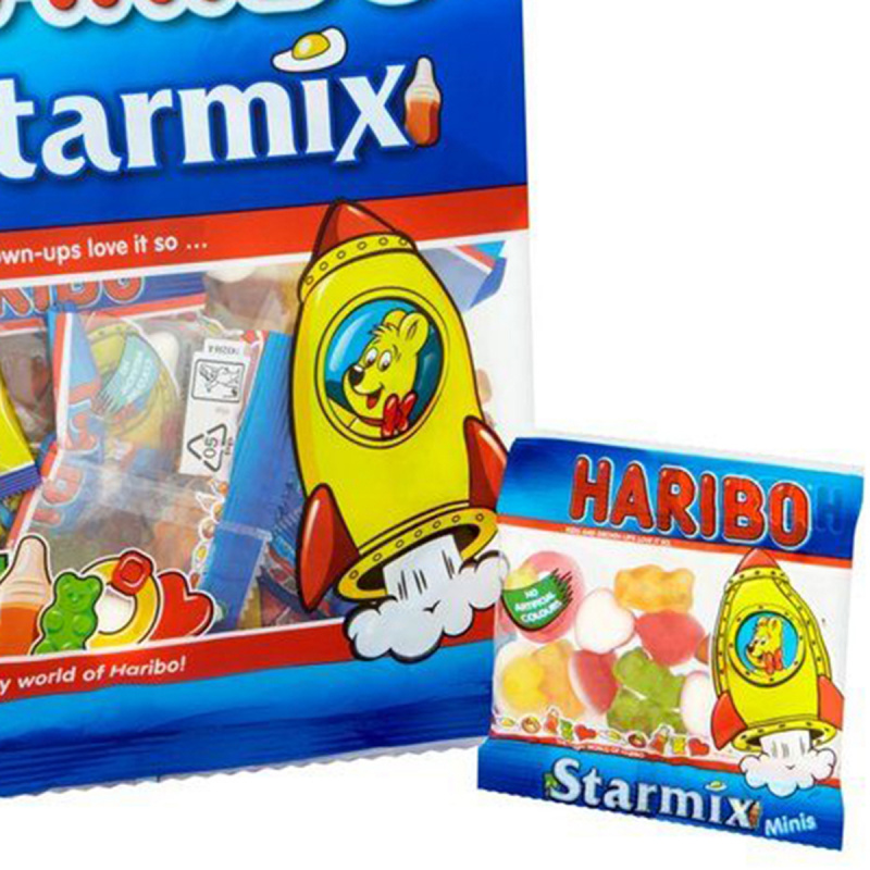 德國Haribo 哈瑞寶 迷你Starmix 系列果汁軟軟糖 大包裝 250g (軟糖獨立包裝)【市集世界 - 德國市集】