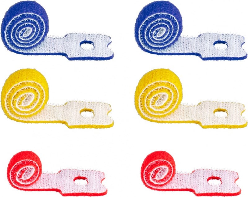 電線固定器魔術貼套裝 - 連扣6件裝 (10/15/20cm)(3款顏色) 集線器 電線收納