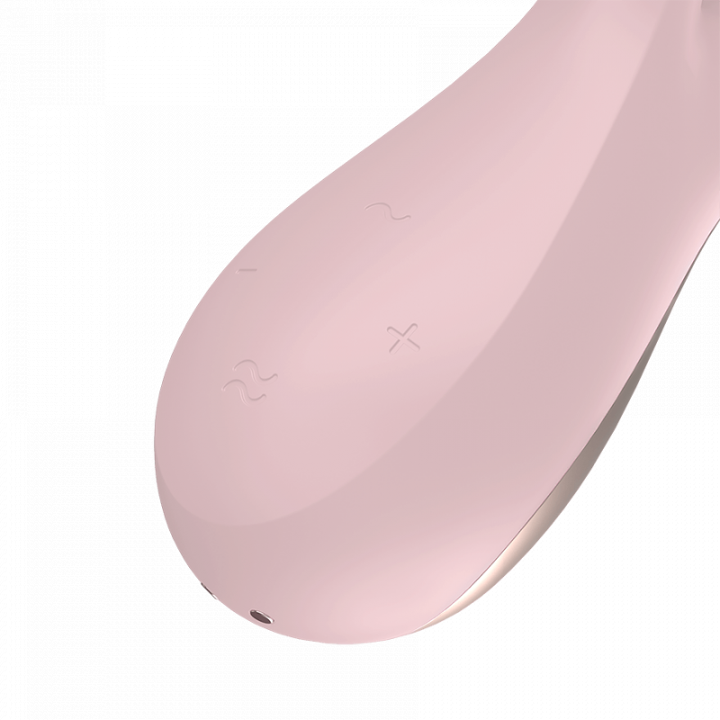 Satisfyer Mono Flex 手機遙控雙頭震動棒 粉紅色 Pink