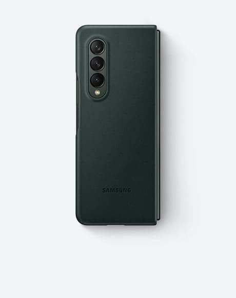 [全港免運費] SAMSUNG GALAXY Z FOLD 3 5G 真皮背蓋