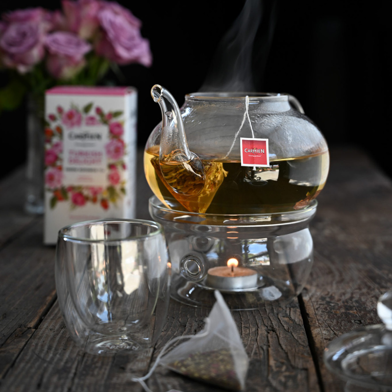 南非Carmién 三角茶包 土耳其甜心玫瑰花 南非國寶博士茶 綠茶 50g (20小包) (850)【市集世界】