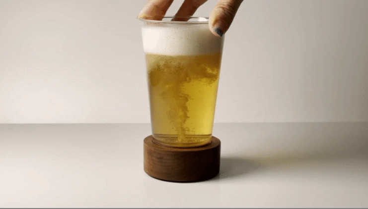 韓國 CREEB maker 超聲波振動便攜式桌面啤酒泡沫機 韓國 CREEB maker 超聲波振動便攜式桌面啤酒泡沫機