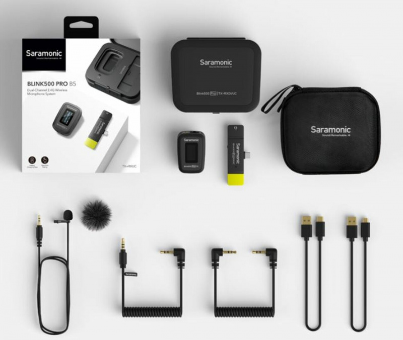 Saramonic Blink500 Pro B5 2.4Ghz 一對一無線手機領夾咪 For Android USB Type-C