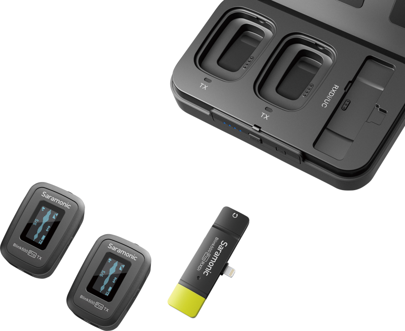 Saramonic Blink500 Pro B4 2.4Ghz 一對二無線手機領夾咪 For Apple iPhone Lightning