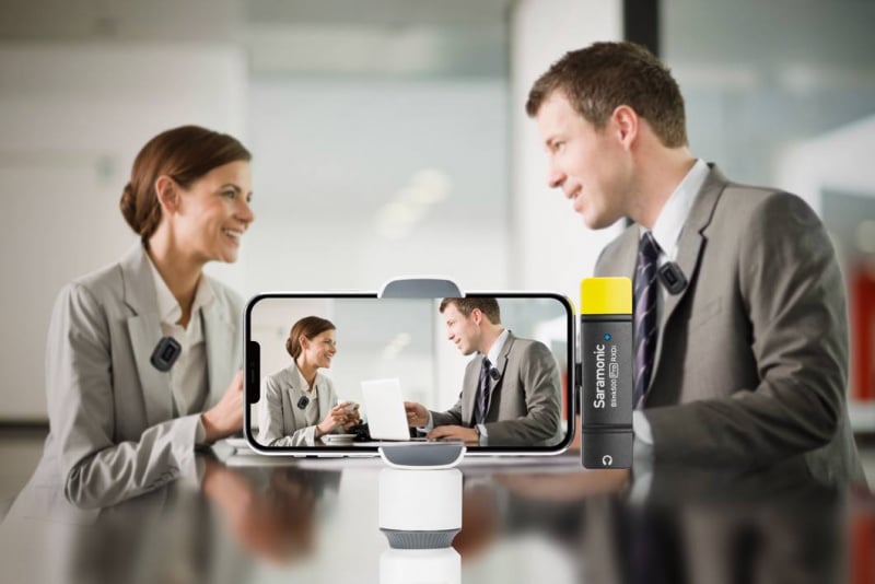 Saramonic Blink500 Pro B4 2.4Ghz 一對二無線手機領夾咪 For Apple iPhone Lightning