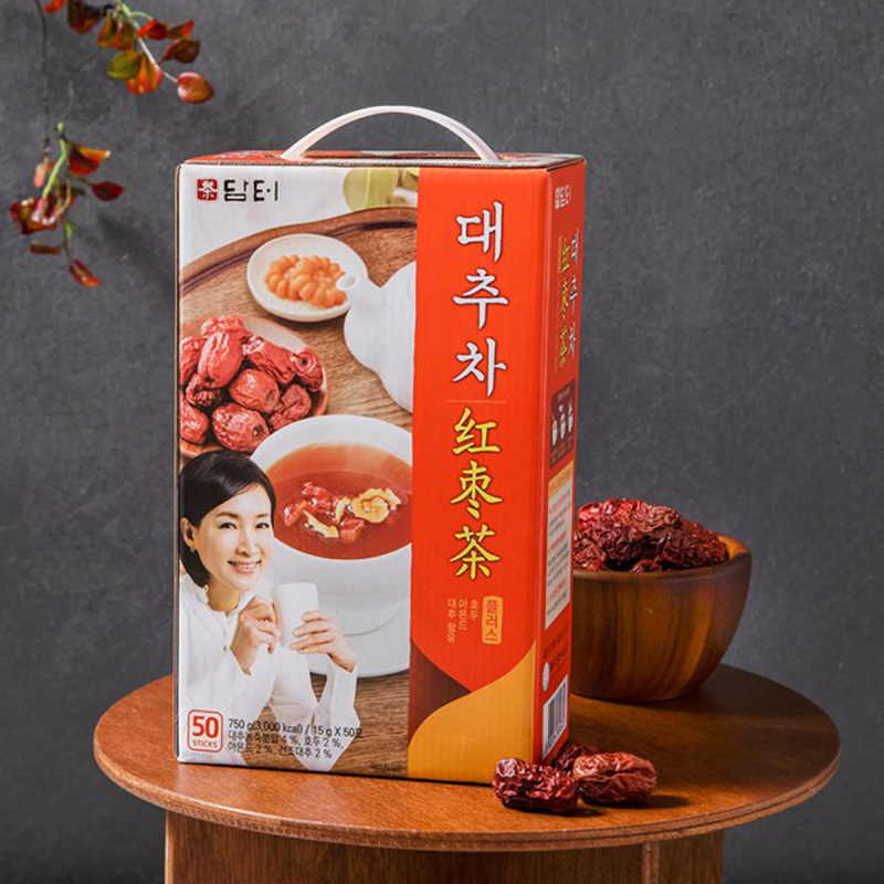 韓國 丹特 養生系列 紅棗茶 (1盒50條)【市集世界 - 韓國市集】(平行進口)