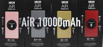 Michi Air 無線流動電源 10000mAh [4色]