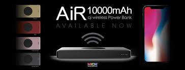 Michi Air 無線流動電源 10000mAh [4色]