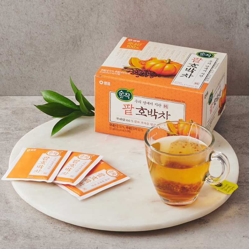 韓國Sempio 茶包 原味保留 紅豆南瓜茶 (1盒40包)【市集世界 - 韓國市集】(平行進口)