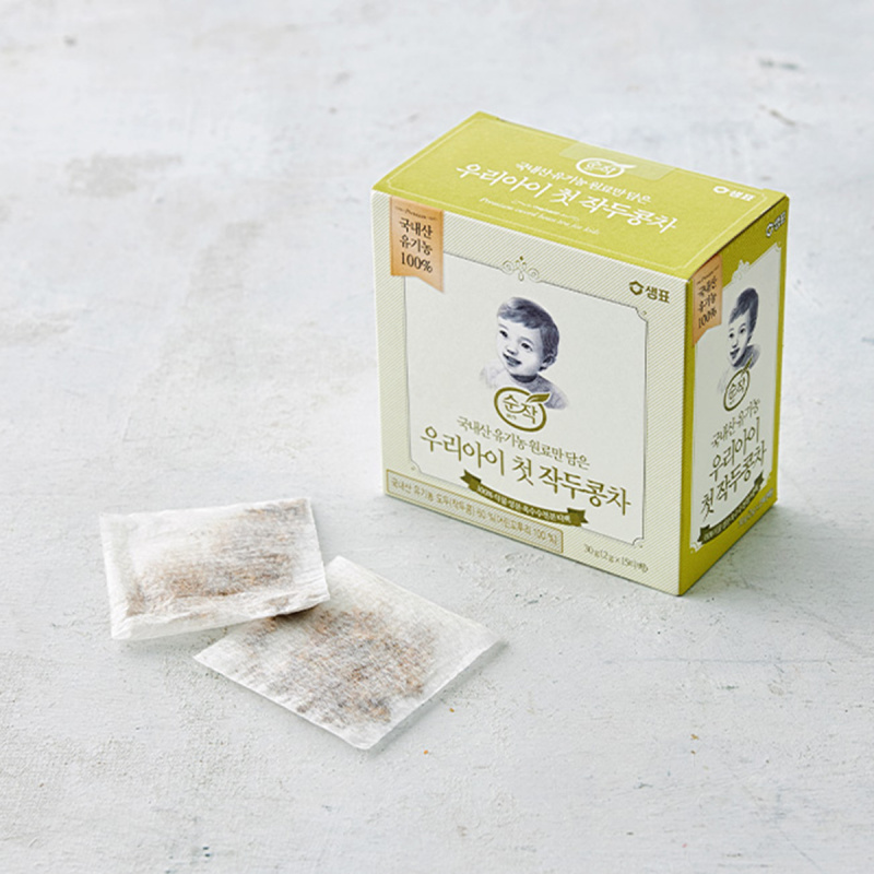 韓國Sempio 茶包 媽媽心機 有機白刀豆大麥茶 (1盒15包)【市集世界 - 韓國市集】(平行進口)