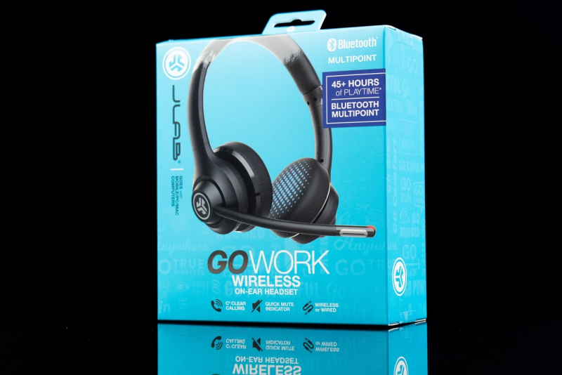 Jlab Go Work Wireless On-Ear Headset-頭戴式藍牙工作耳機
