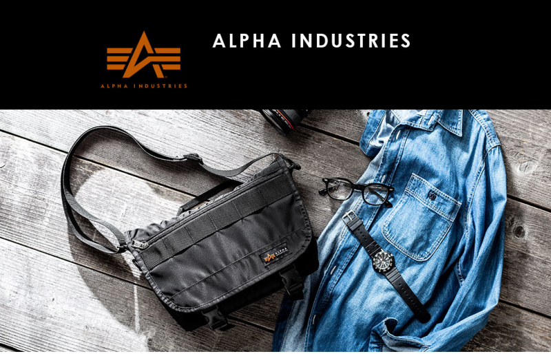 日本直送Alpha Industries Messenger Bag