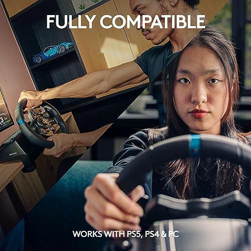 羅技G923 True Force力回饋方向盤. (支援PS5/PS4/PC)