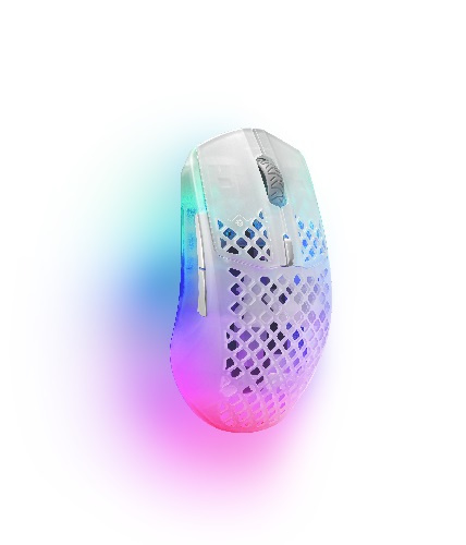 SteelSeries Aerox 3 Wireless Ghost 電競滑鼠