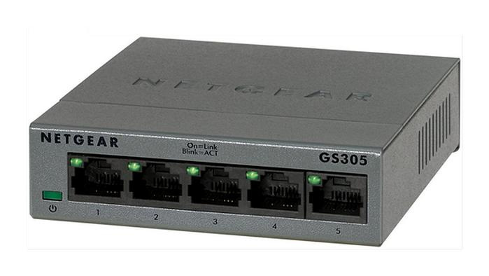 NETGEAR 5端口千兆以太網 GS305