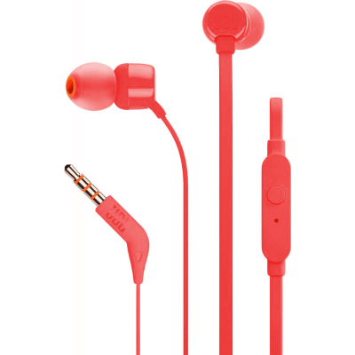 【限時優惠$99】 JBL T110 入耳式有線耳機 (4色)