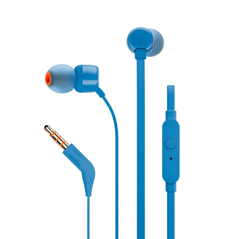 【限時優惠$99】 JBL T110 入耳式有線耳機 (4色)